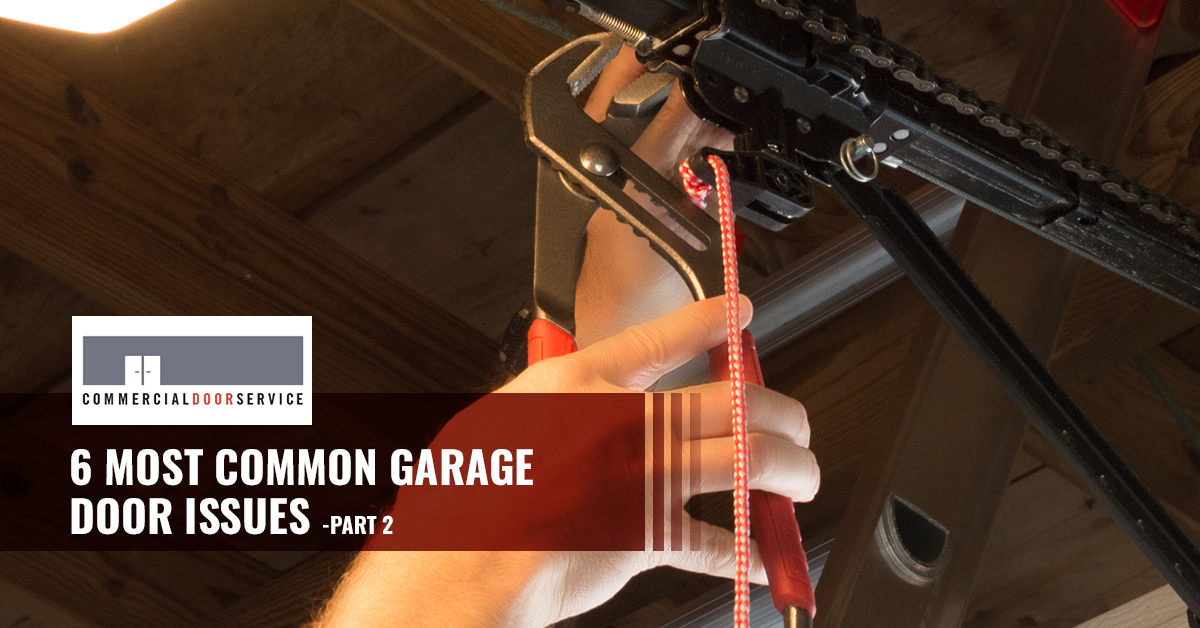 "6 Most Common Garage Door Issues"