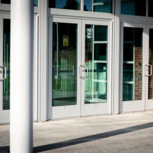 A commercial door 