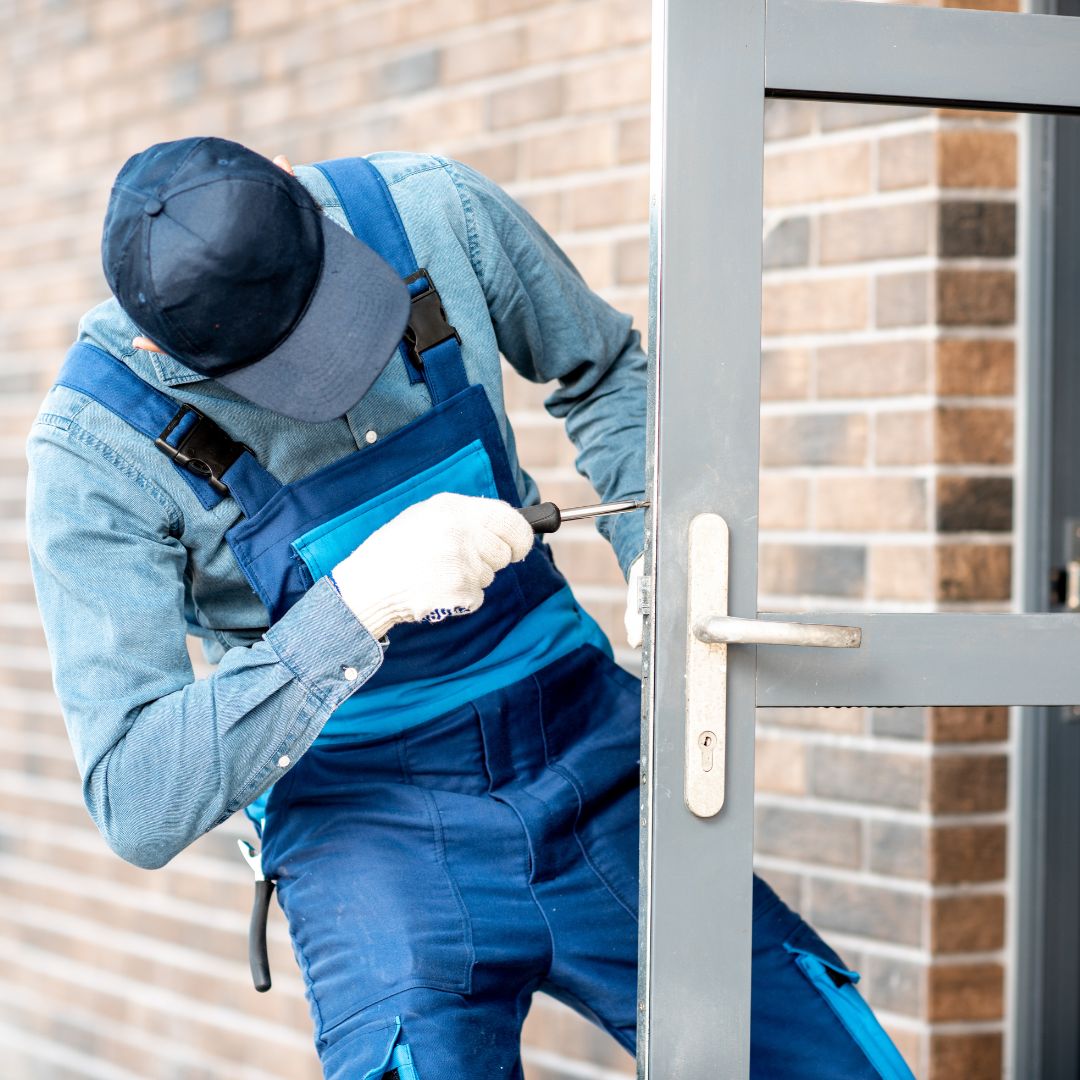 performing commercial door maintenance