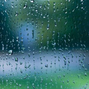 Rain on a window